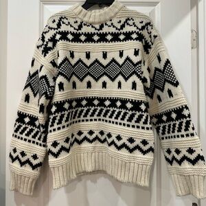 Cable Knit Sweater Small H&M